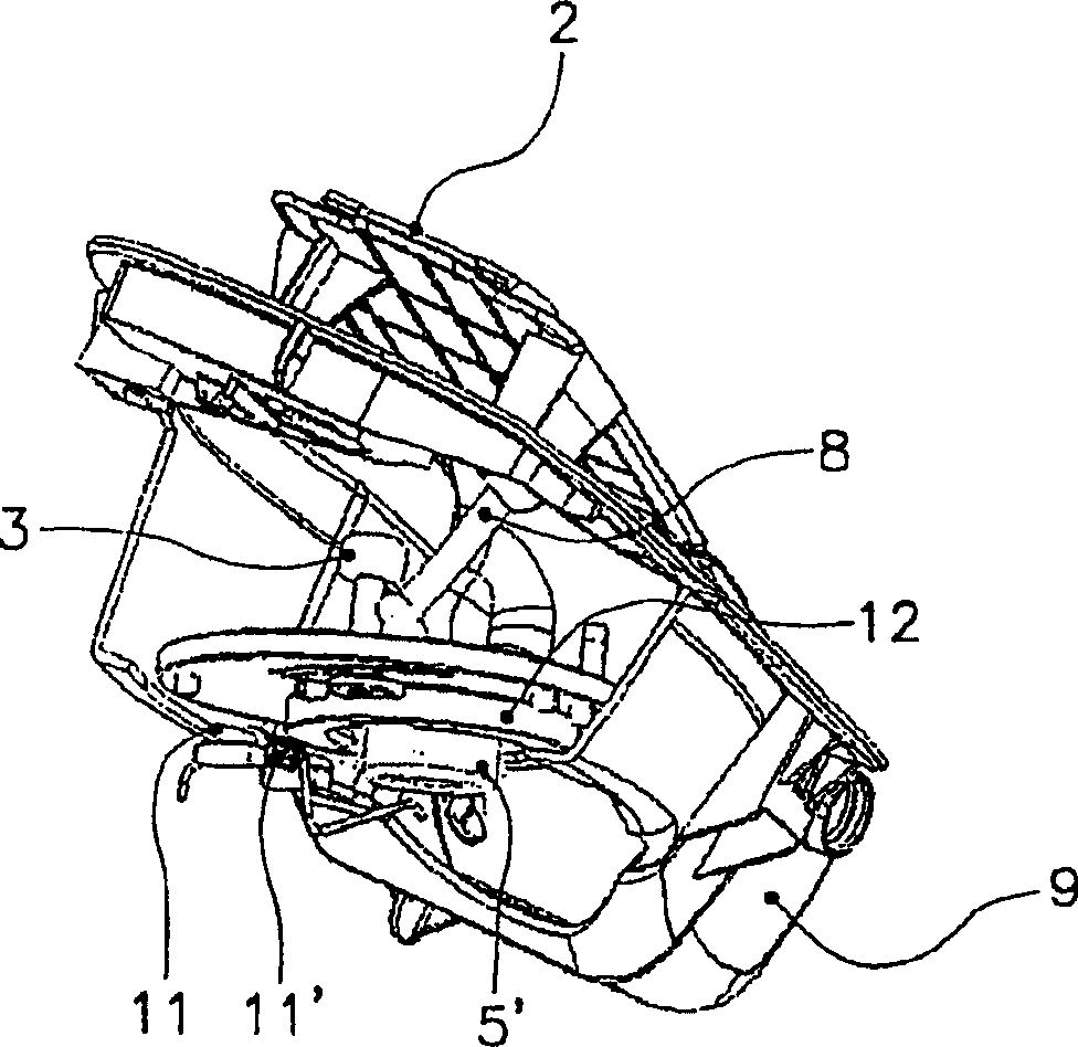 Lock system of closure strucrure for fuel-tank filler pipe