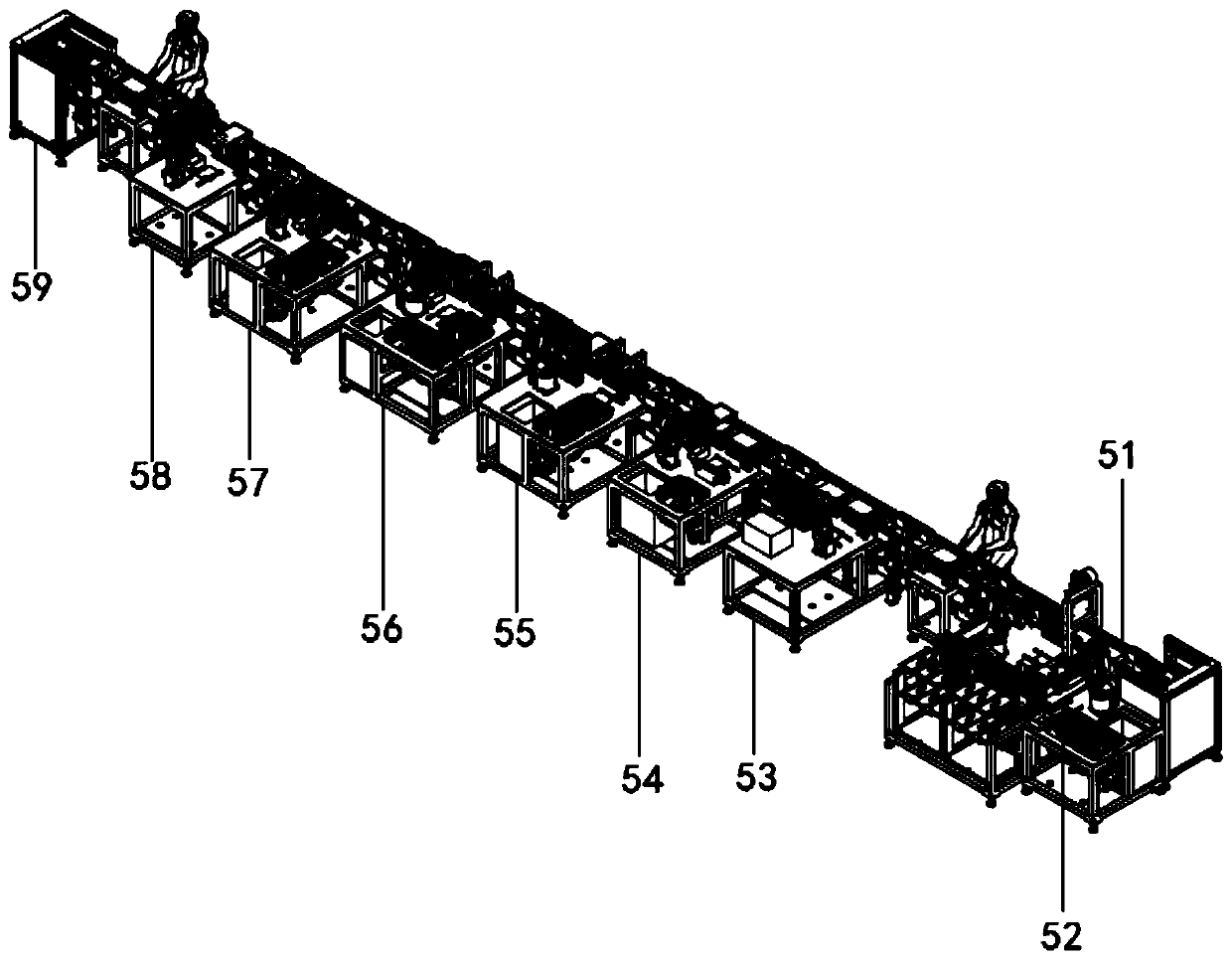 Automated assembling method of notebook computers