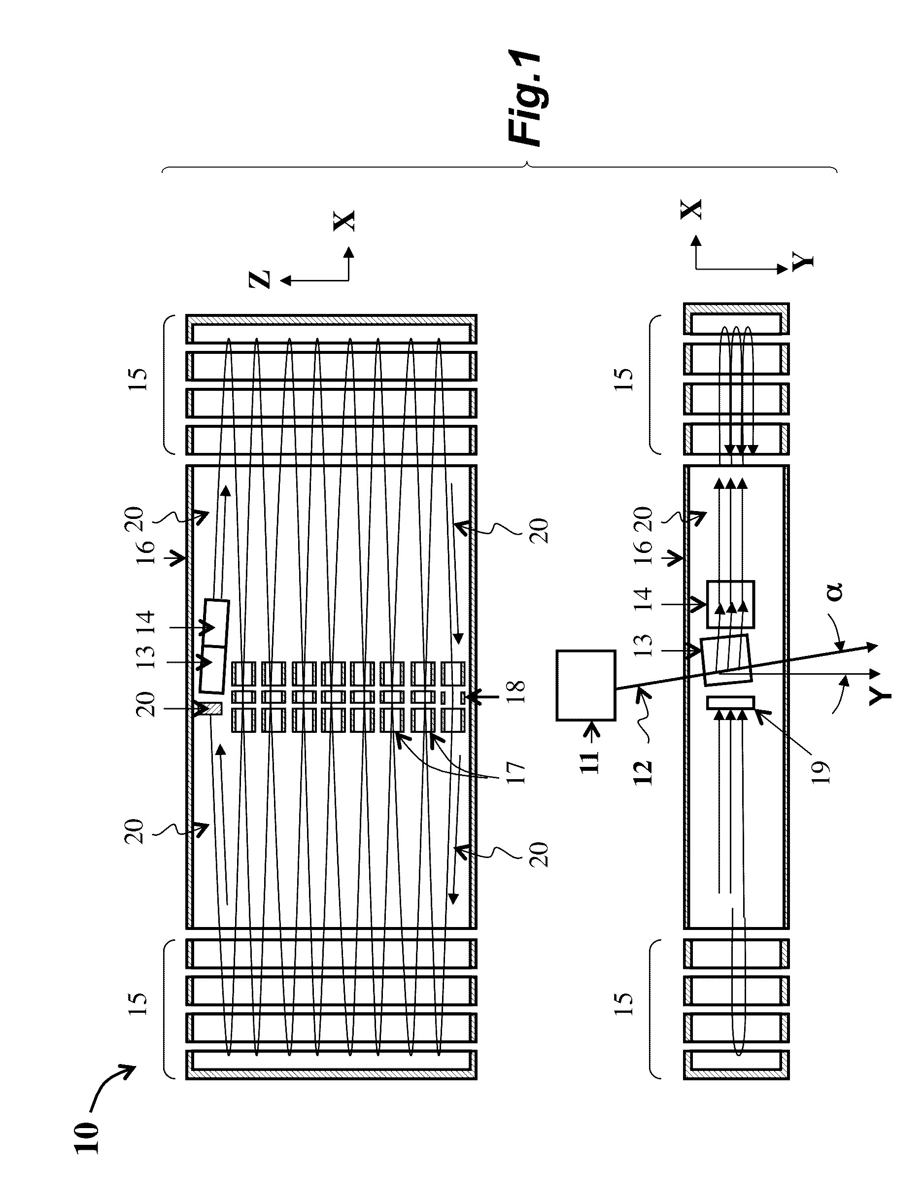 Multi-Reflecting Time-of-Flight Mass Spectrometer with Axial Pulsed Converter
