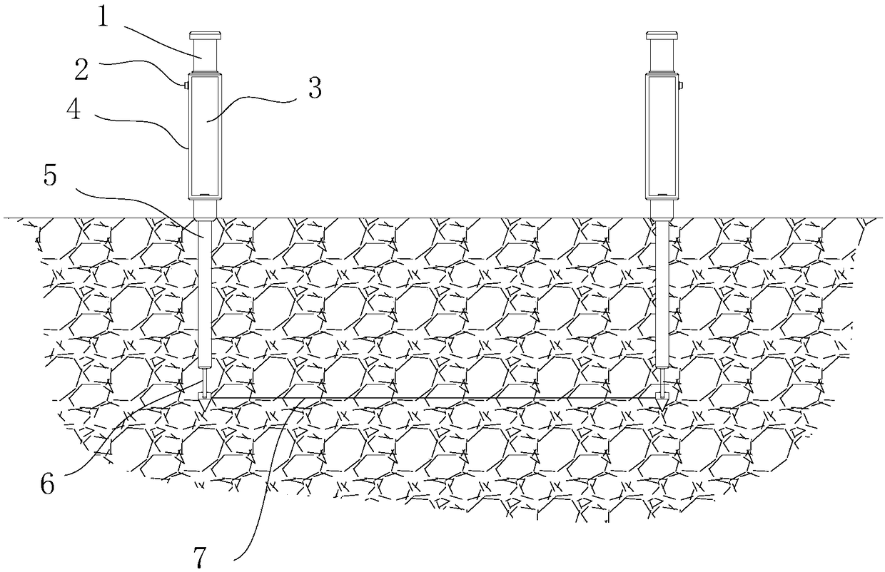 Soil conservation device for saline-alkali soil