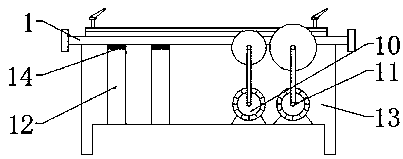 Laminated board edge-breakage-proof bench saw