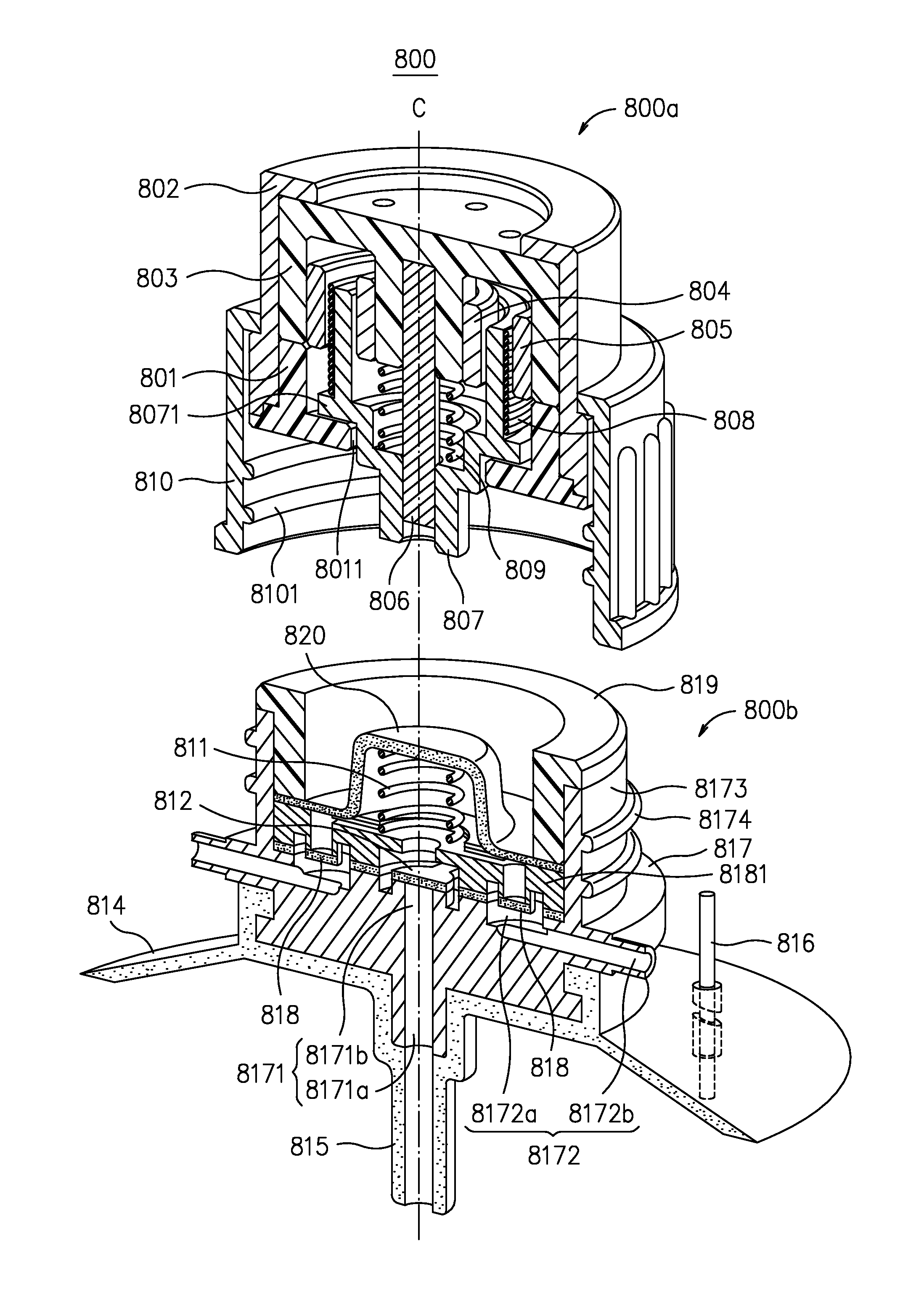 Detachable pump and the negative pressure wound therapy system using the same