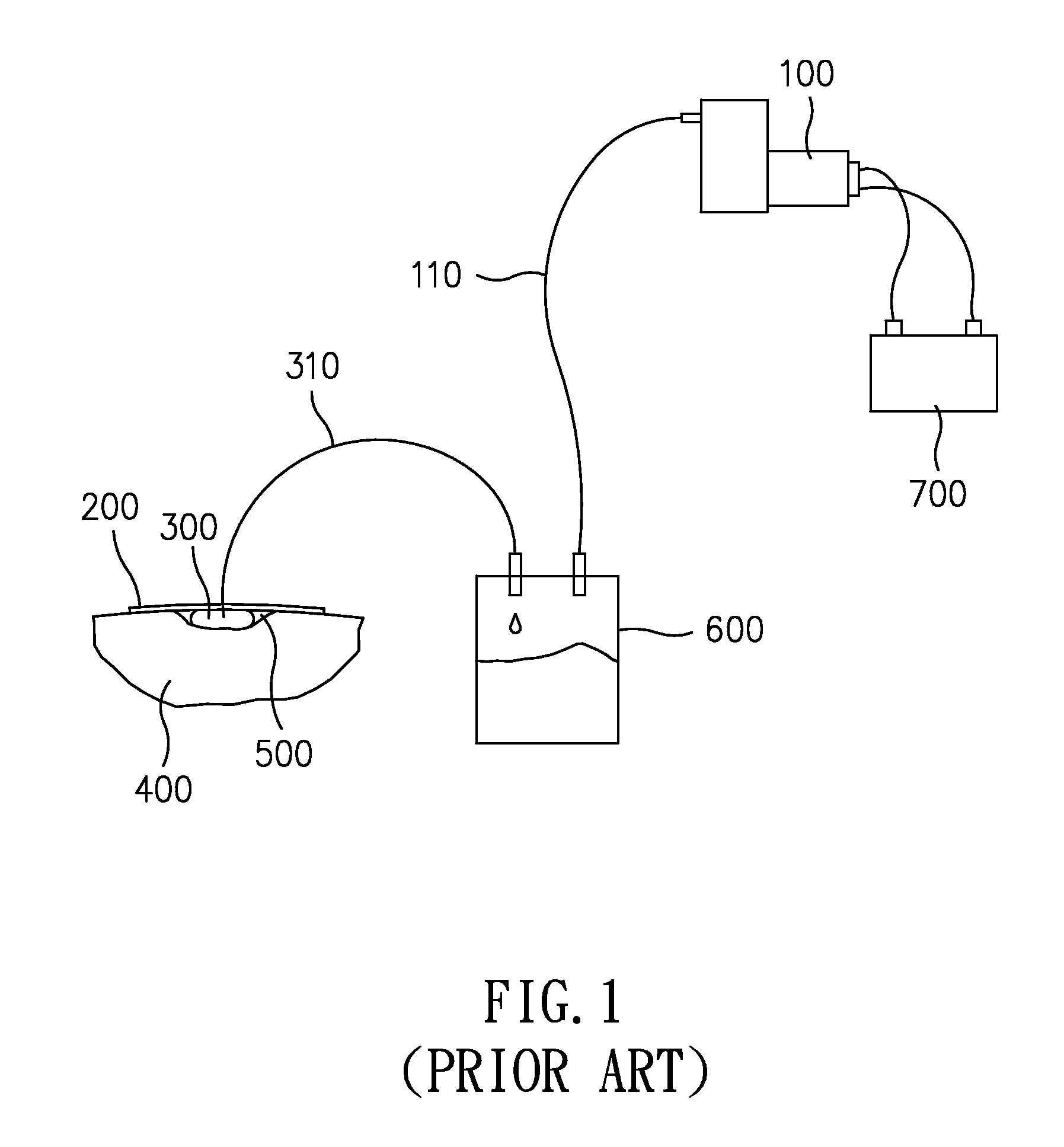 Detachable pump and the negative pressure wound therapy system using the same