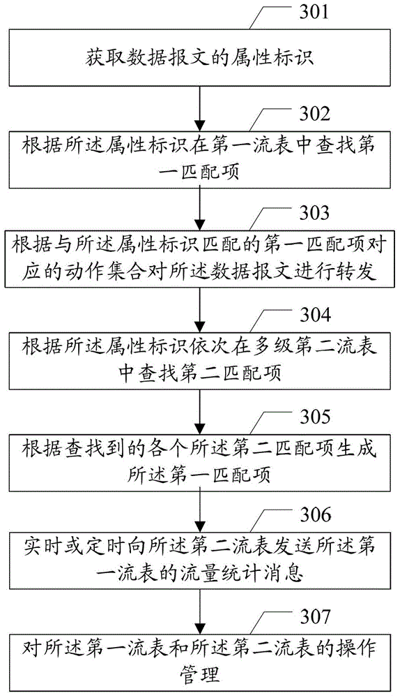 Data message forwarding method and device
