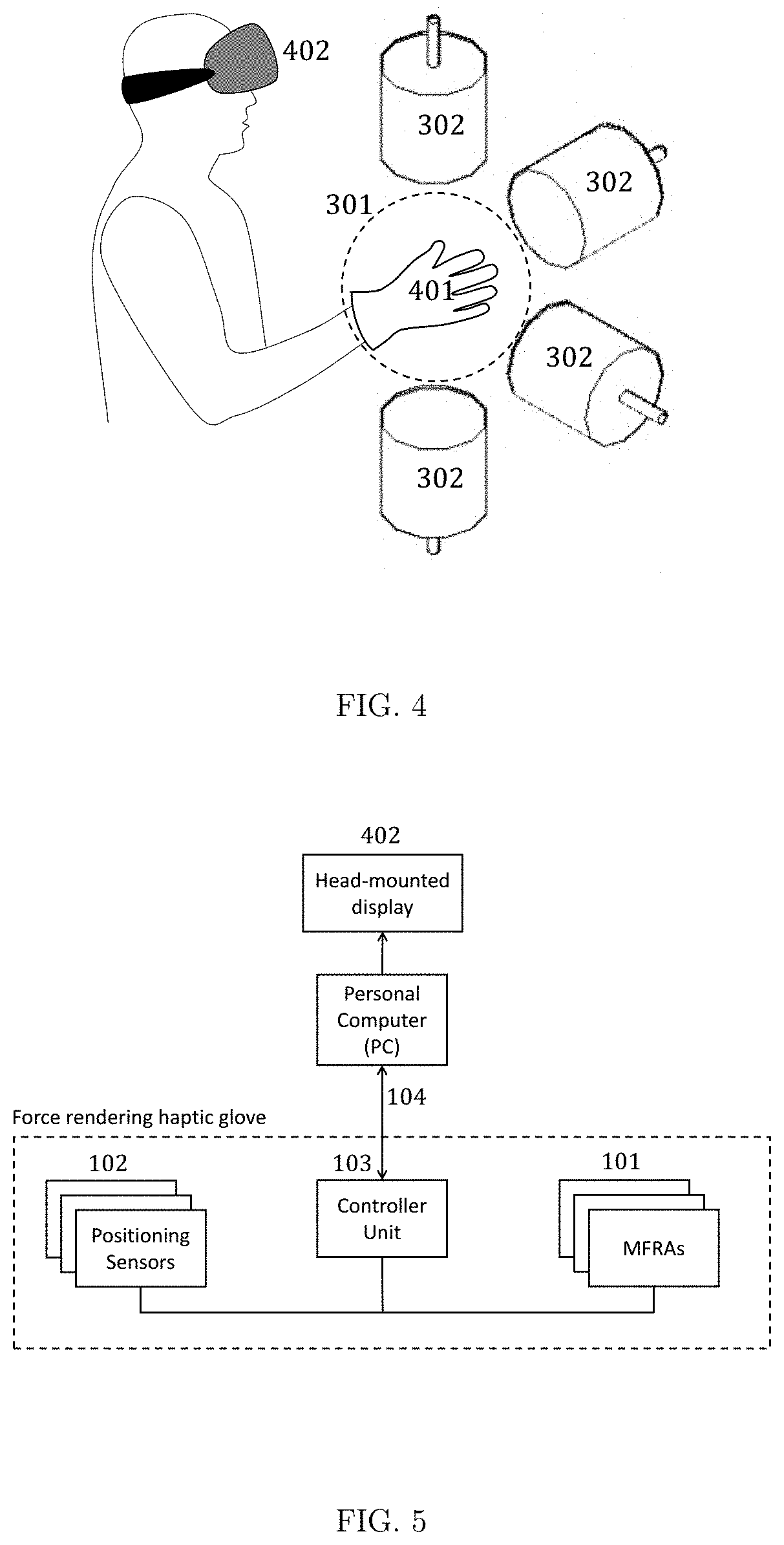 Force Rendering Haptic Glove