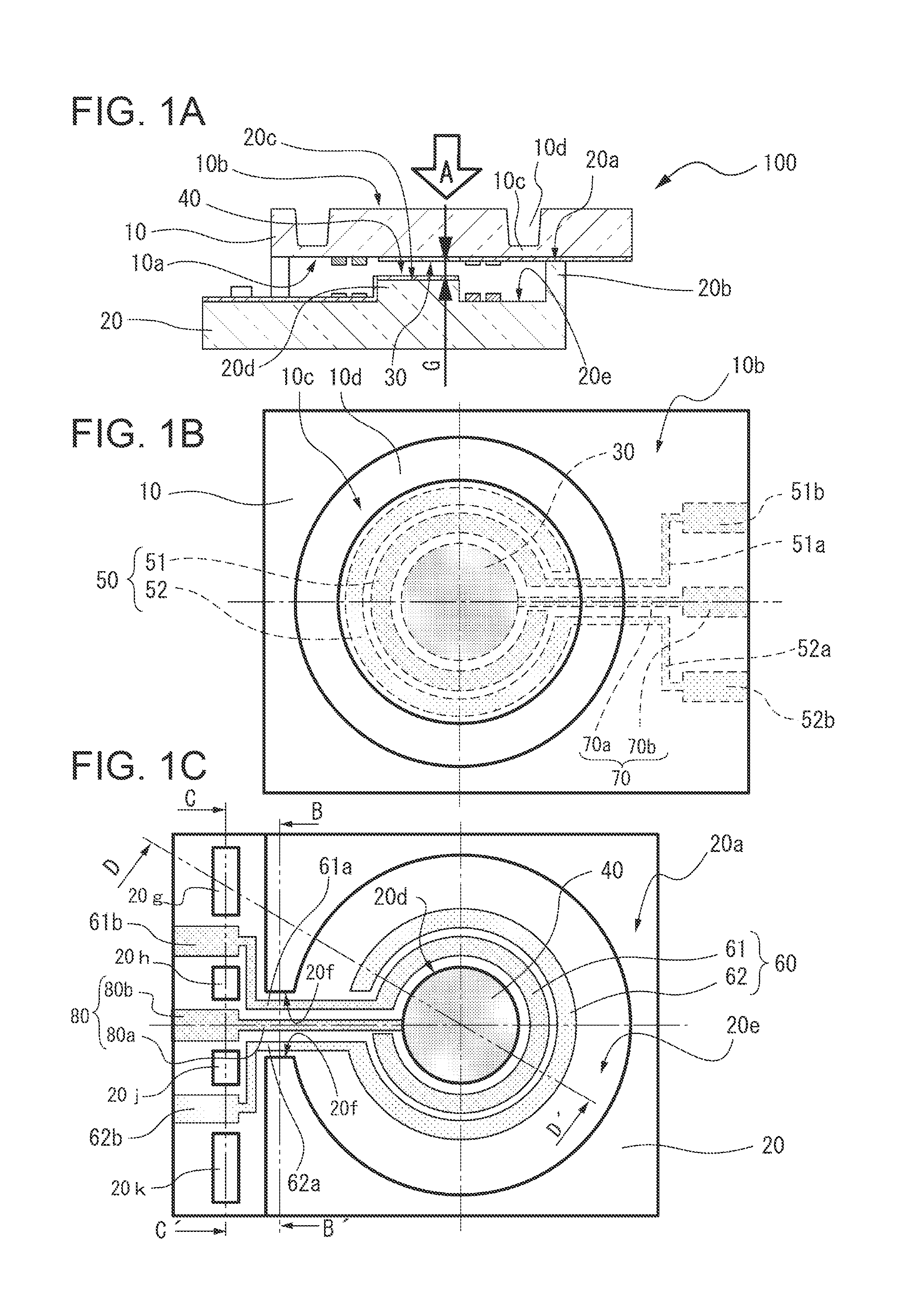 Wavelength tunable interference filter, method of manufacturing wavelength tunable interference filter, optical apparatus, and optical component