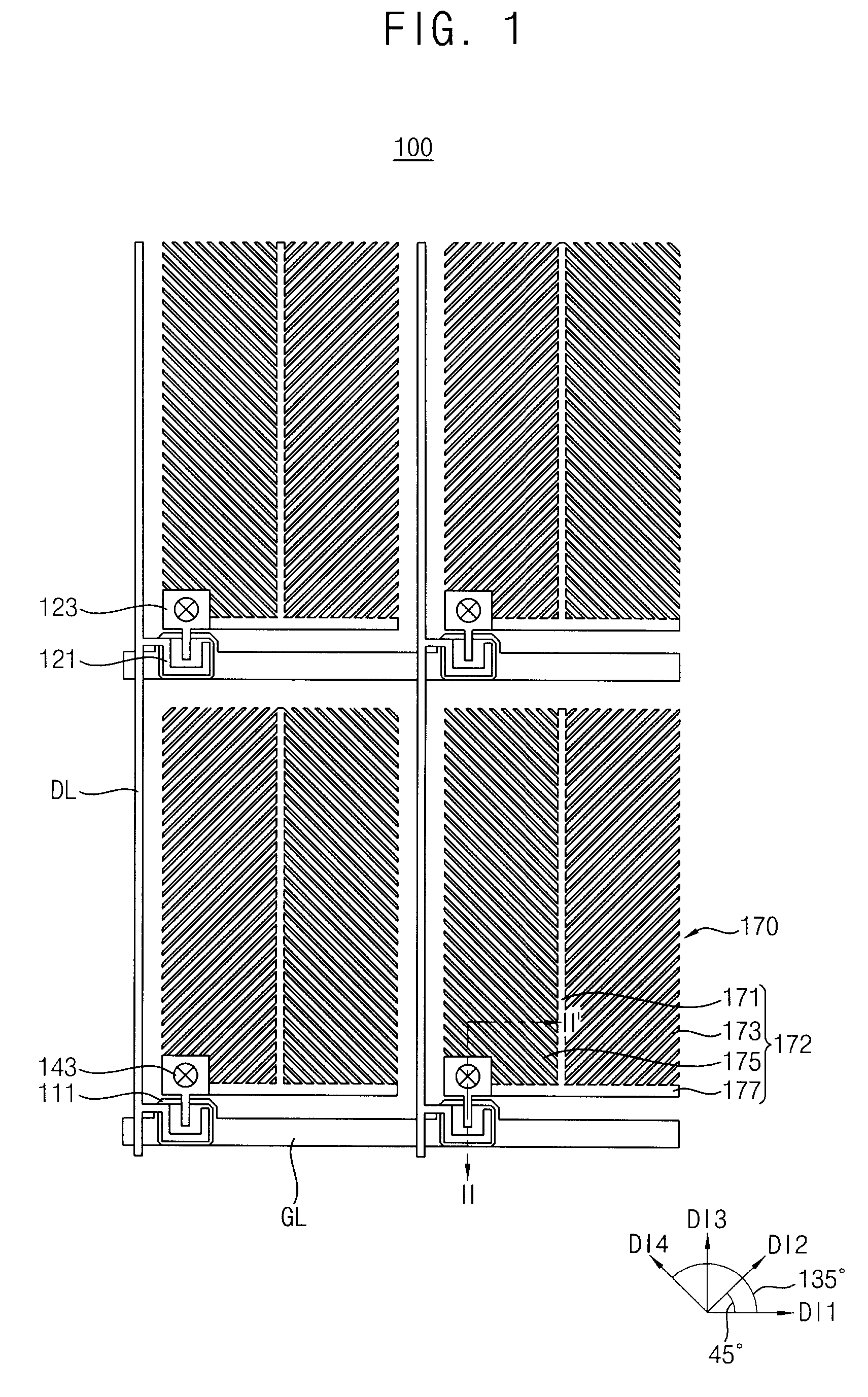 Array substrate and display device having the same