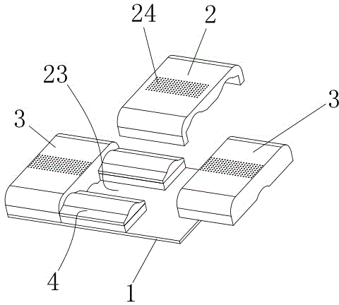 Pillow and inner support shock absorption structure thereof