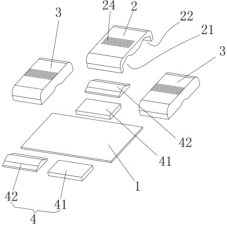 Pillow and inner support shock absorption structure thereof
