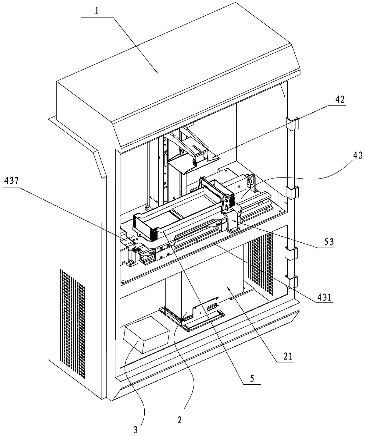 A sliding liquid holding mechanism for 3D printing device and its printing method