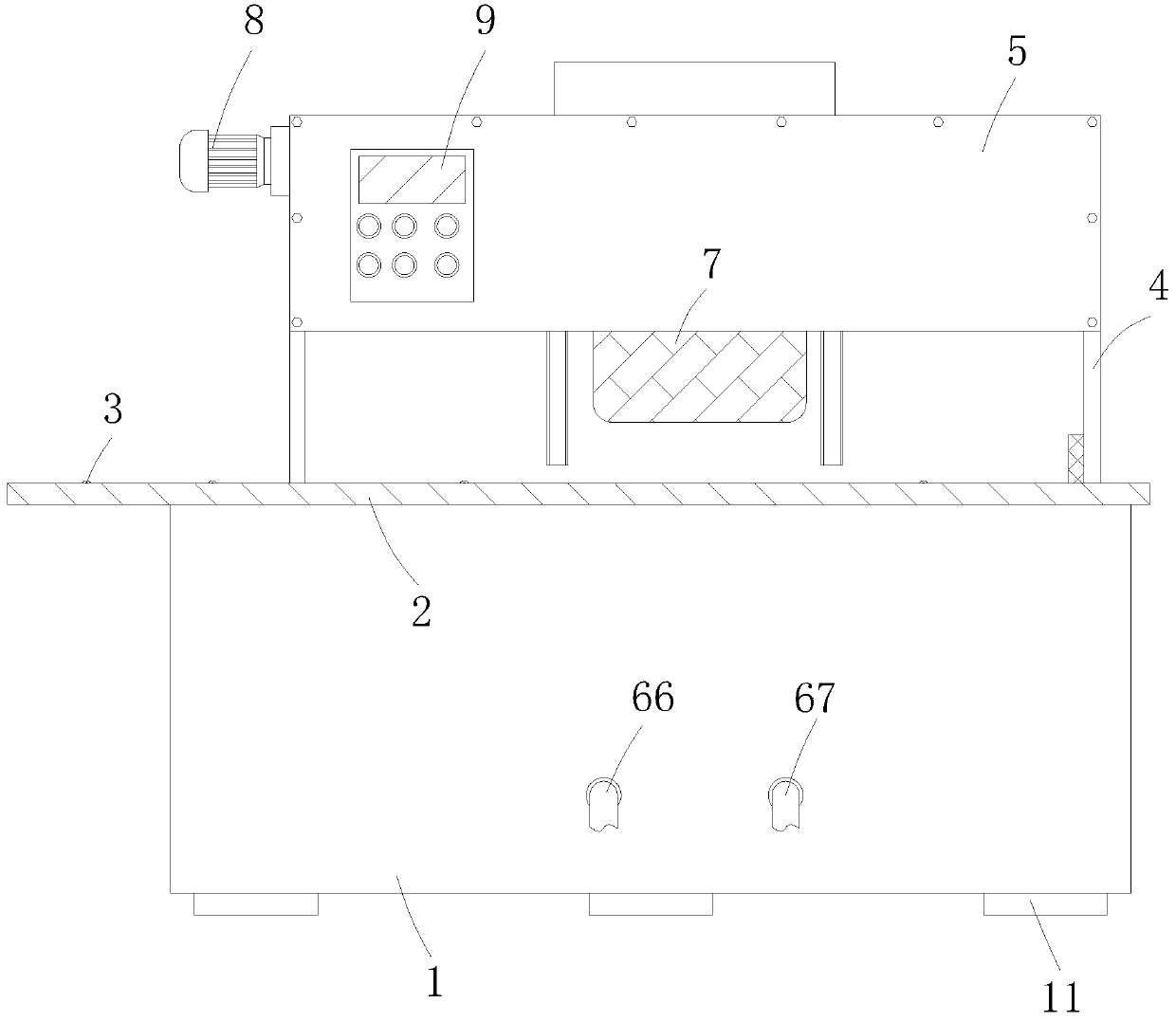 Large and medium-sized machine tool special-shaped plate piece stamping equipment for machining