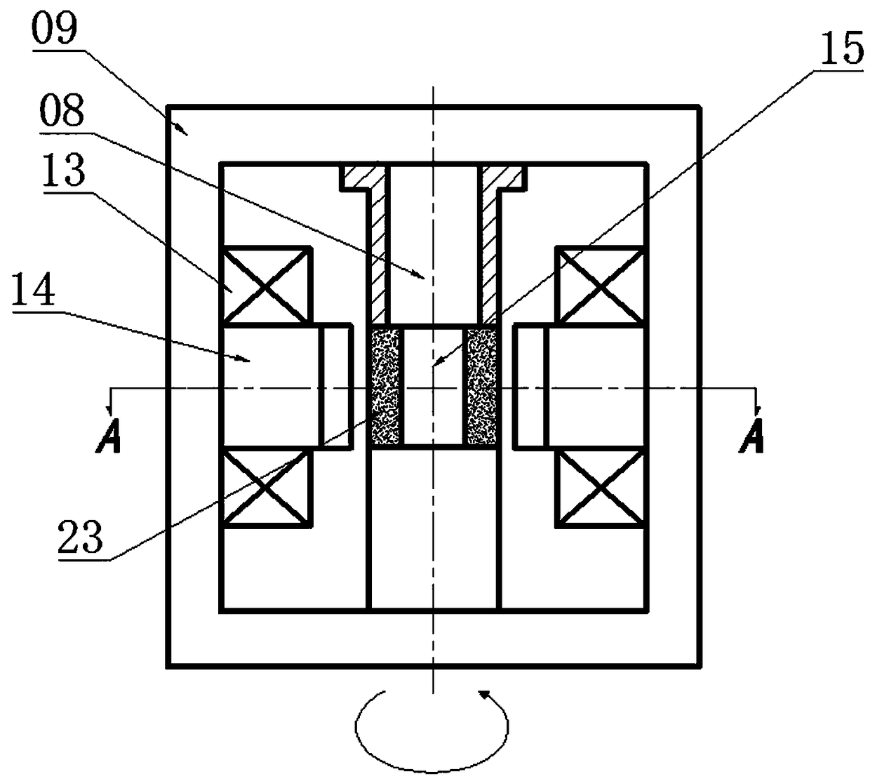 NdFeB radiation ring magnet rotating magnetic field magnetization device