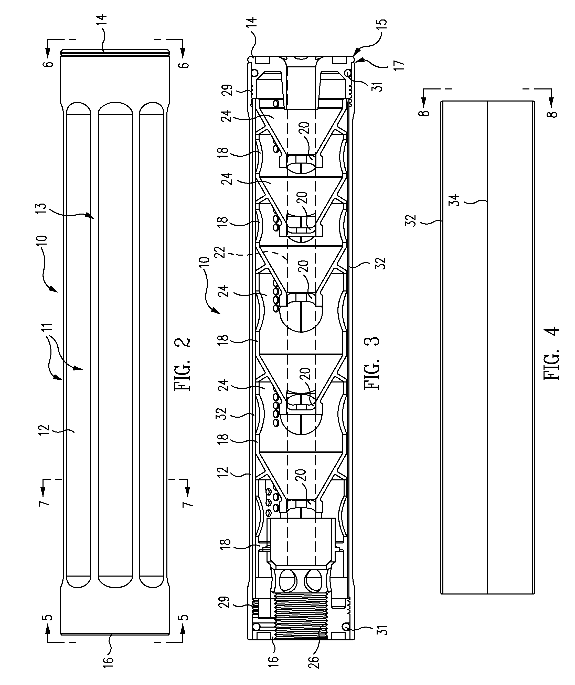 Firearm sound suppressor with flanged back end
