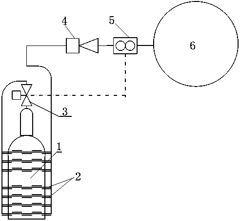 Rapid air inflation system for aerostat, inflation method, and stratospheric aerostat