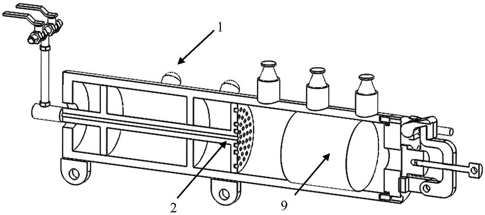 Integrated coal and gas adsorption, desorption and outburst test device and test method