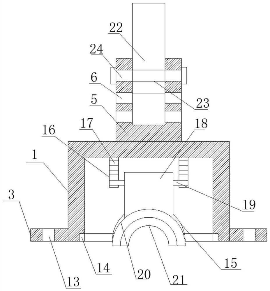 Power transmission and transformation line cable protection fixing device