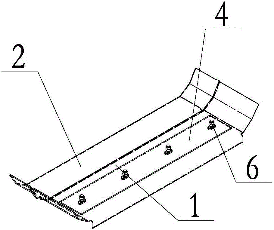 Roof daylighting plate joint connecting plate