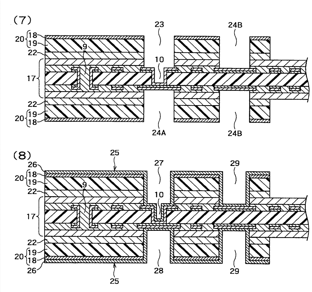 Method of manufacturing multi-layered printed circuit board