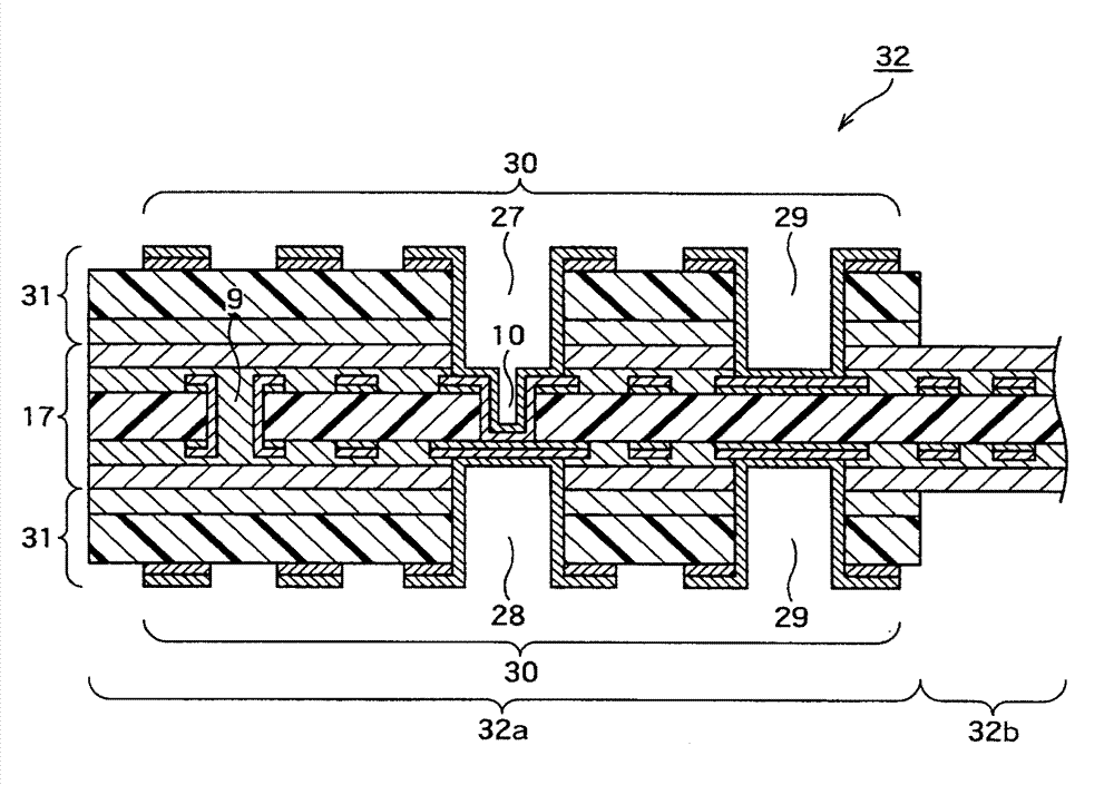 Method of manufacturing multi-layered printed circuit board