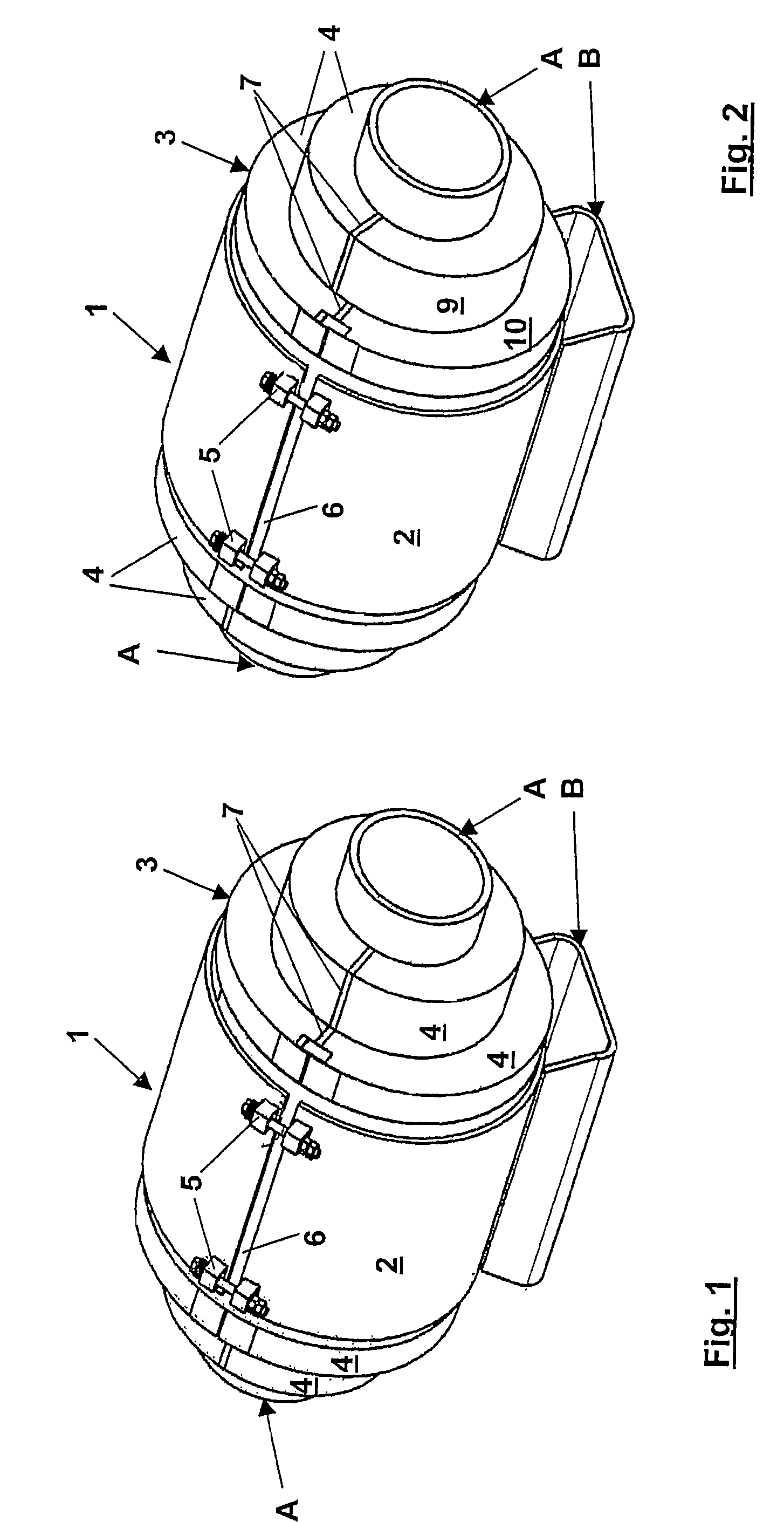 Cold-insulated fixed-point support