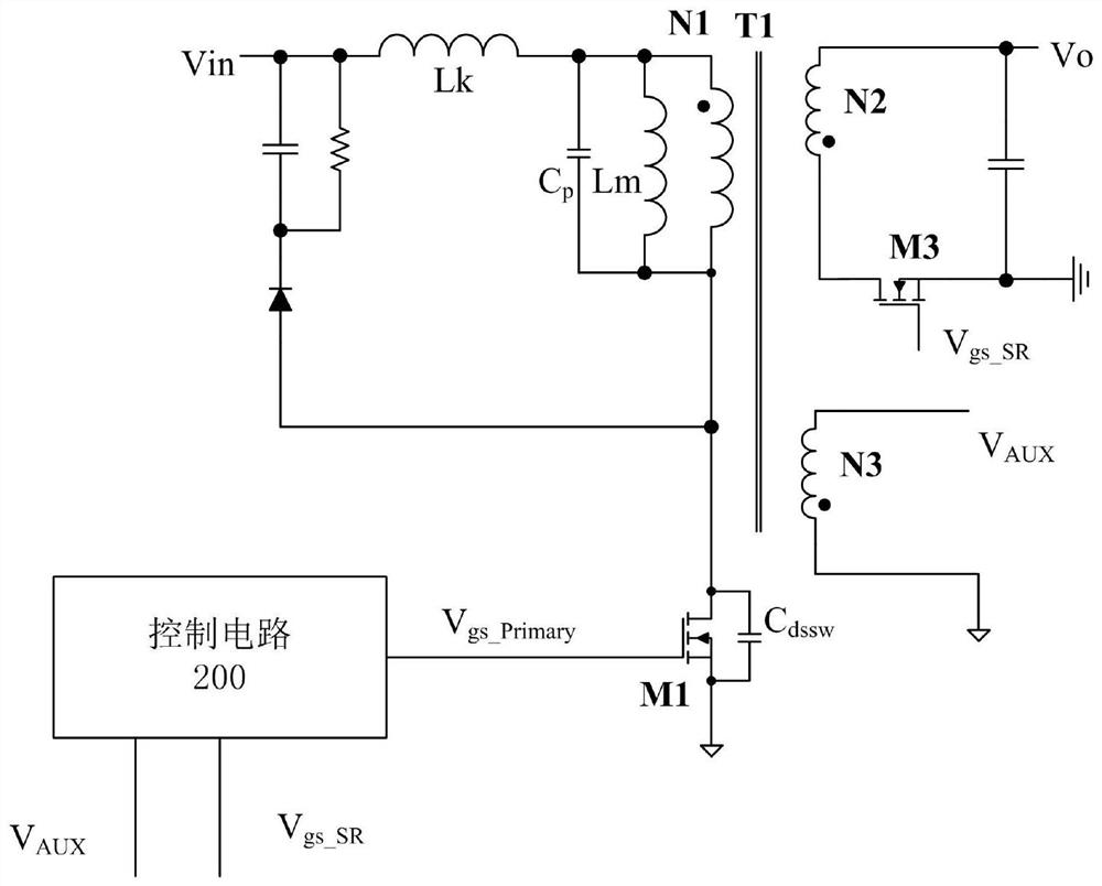 Flyback circuit, control method thereof and control circuit