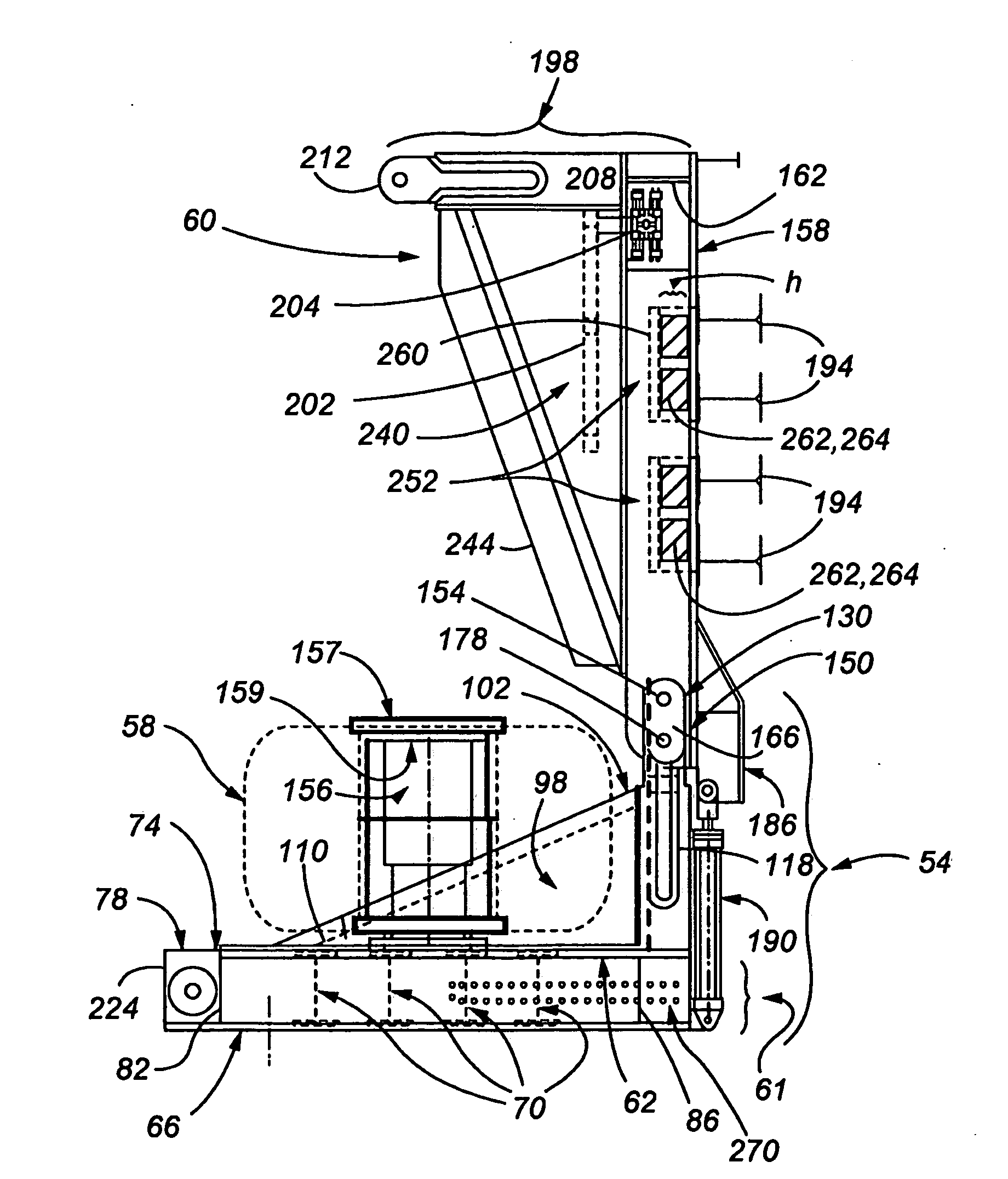 Method of manufacture of an energy absorbing tire cage