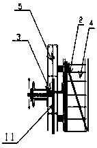 A large formwork support method for constructing concrete retaining walls without anchors