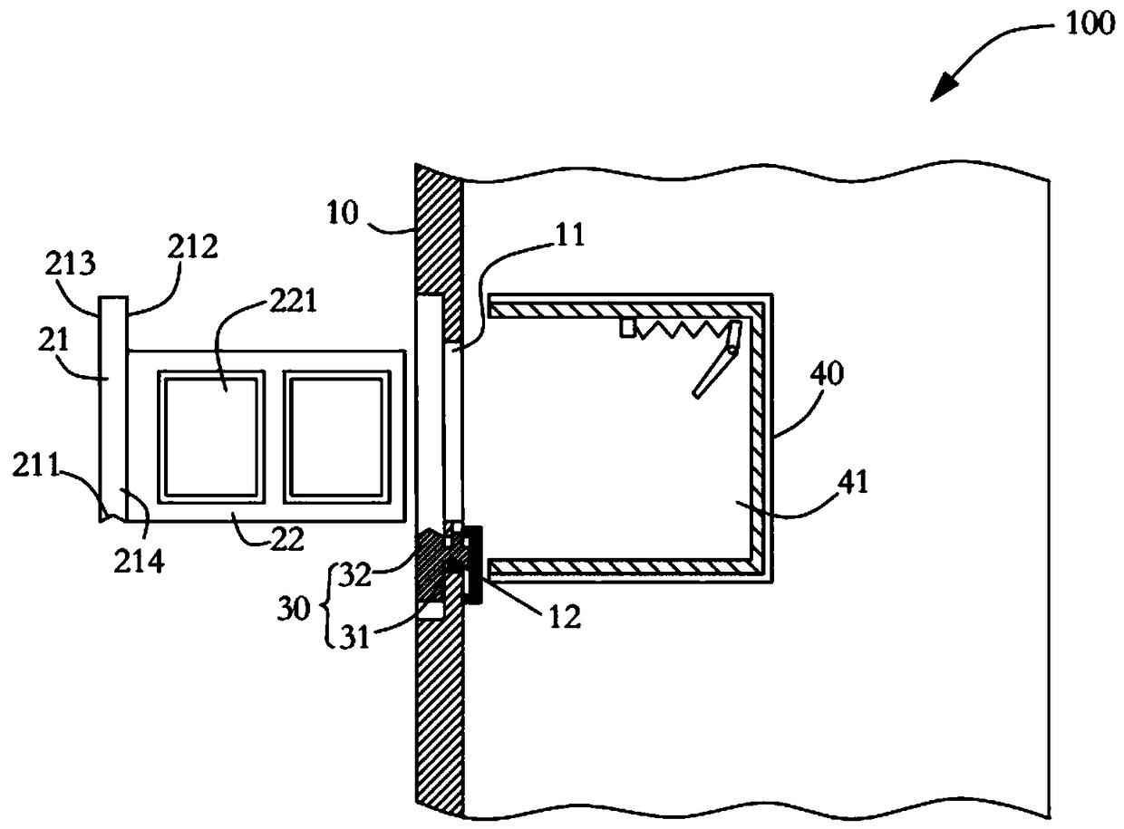 Card inserting device and electronic equipment