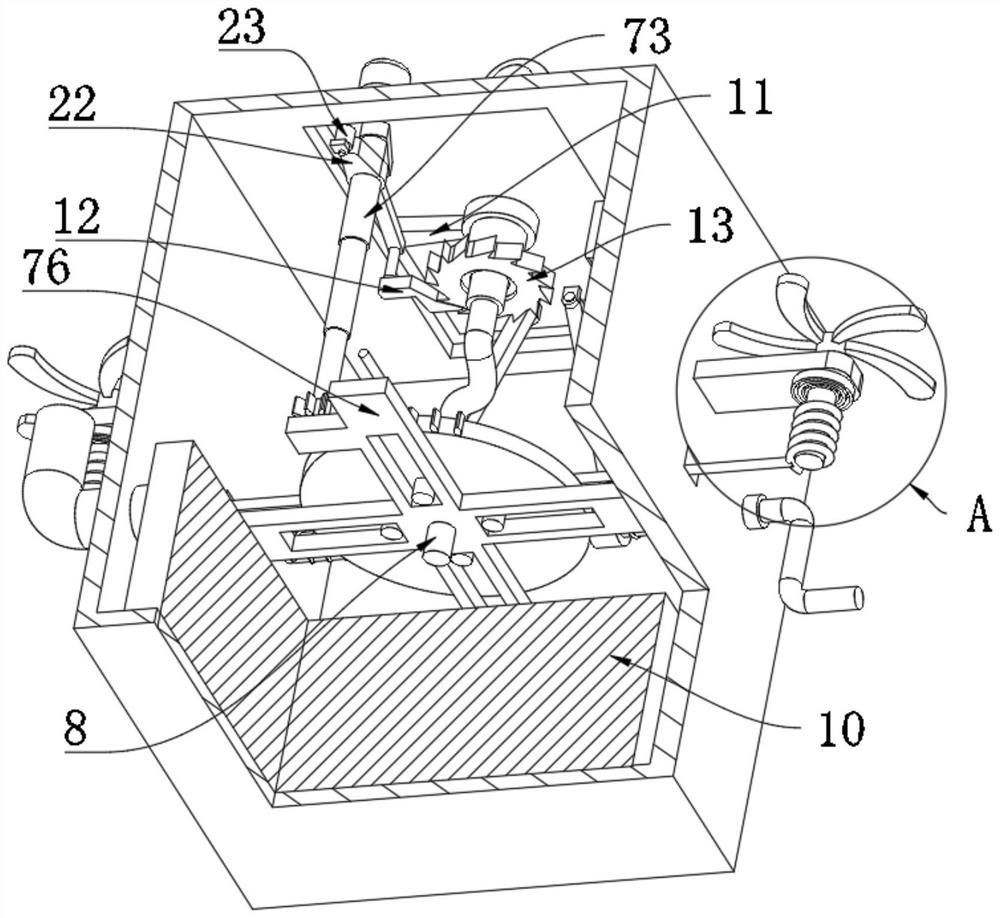 Device and method for inhibiting flying dust in construction process of building engineering