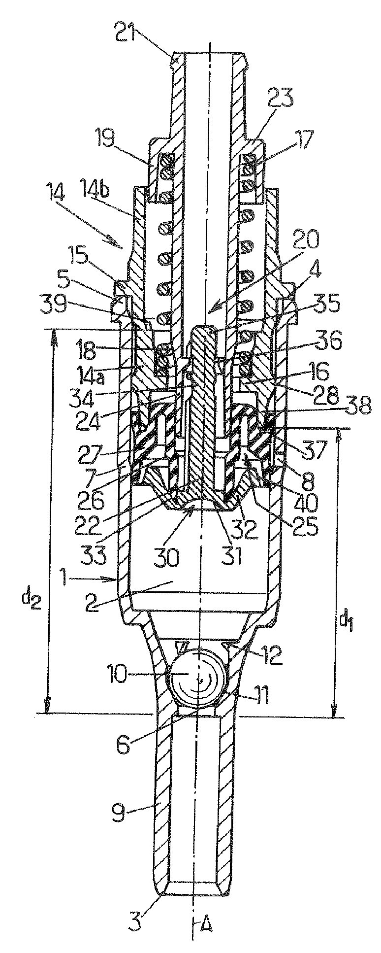 Pump for Dispensing a Dose of a Fluid Product and Range Comprising Such Pumps