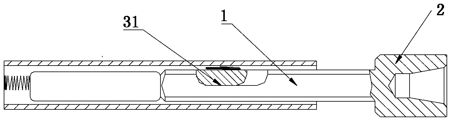 Opening reducing device and processing method for reducing opening of air suction pipe of compressor