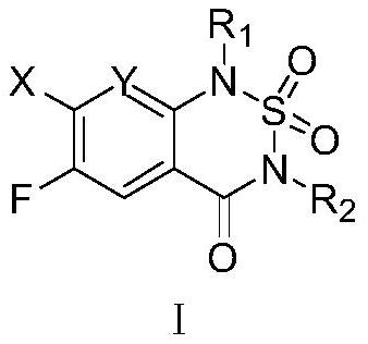 Substituted thiadiazinone dioxide and preparation method thereof, weeding composition and application