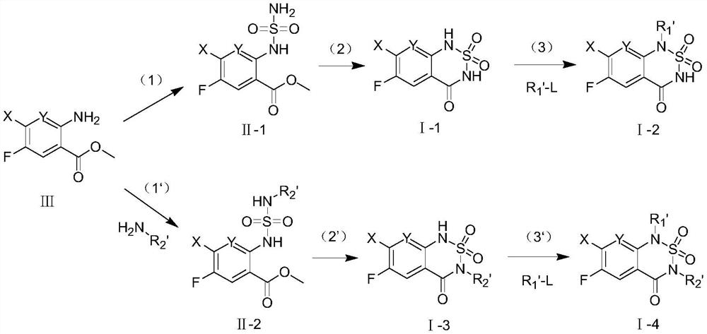 Substituted thiadiazinone dioxide and preparation method thereof, weeding composition and application