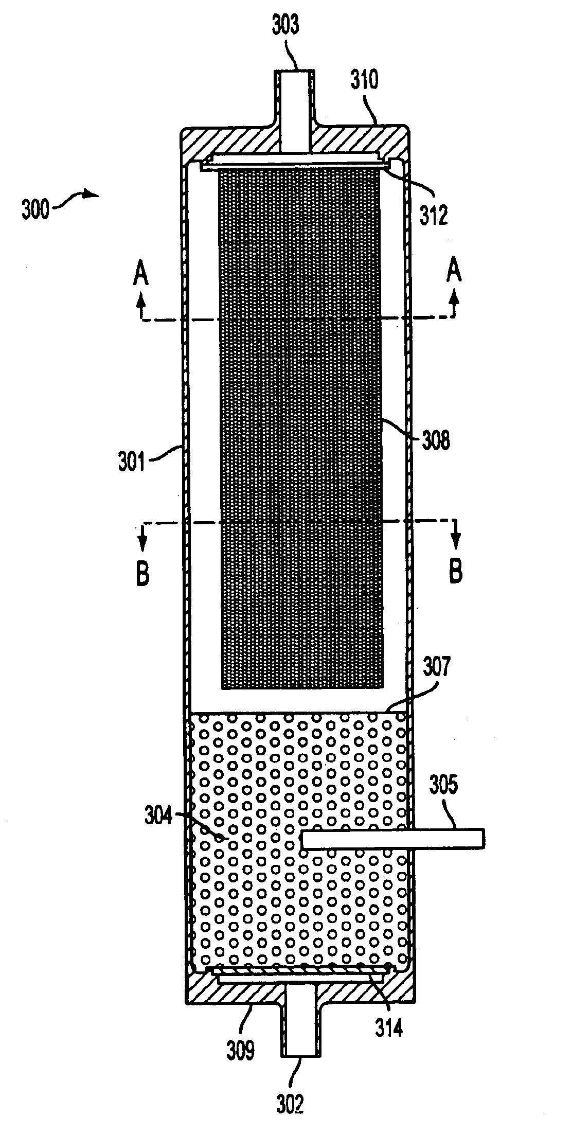 Gas purification system with an integrated hydrogen sorption and filter assembly