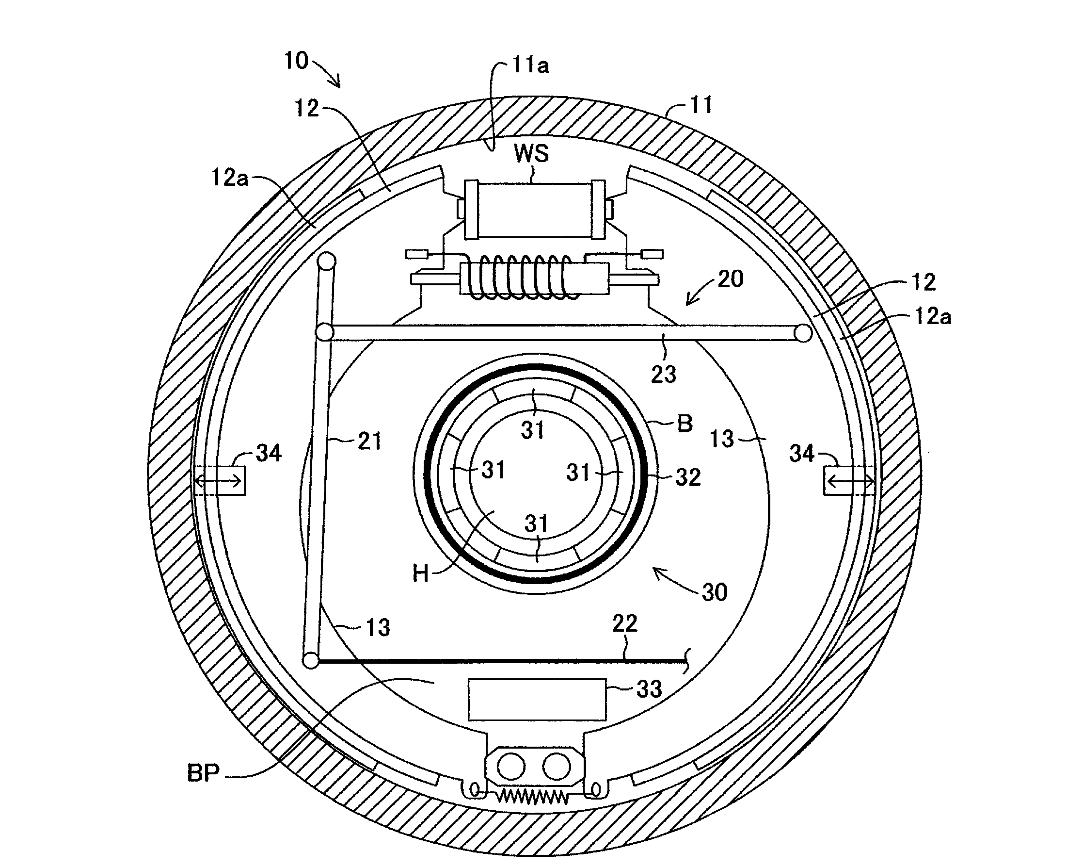 Corrosion prevention device for vehicle brake unit