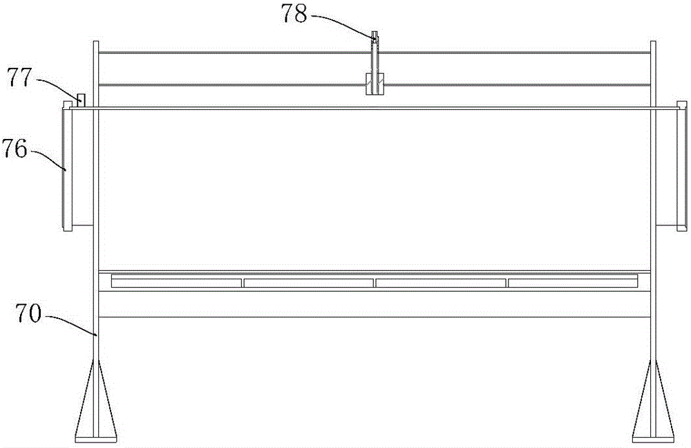 High temperature screw drill test bench