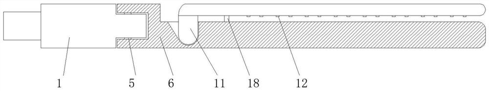 Nail abutting seat structure of disposable endoscope cutting anastomat