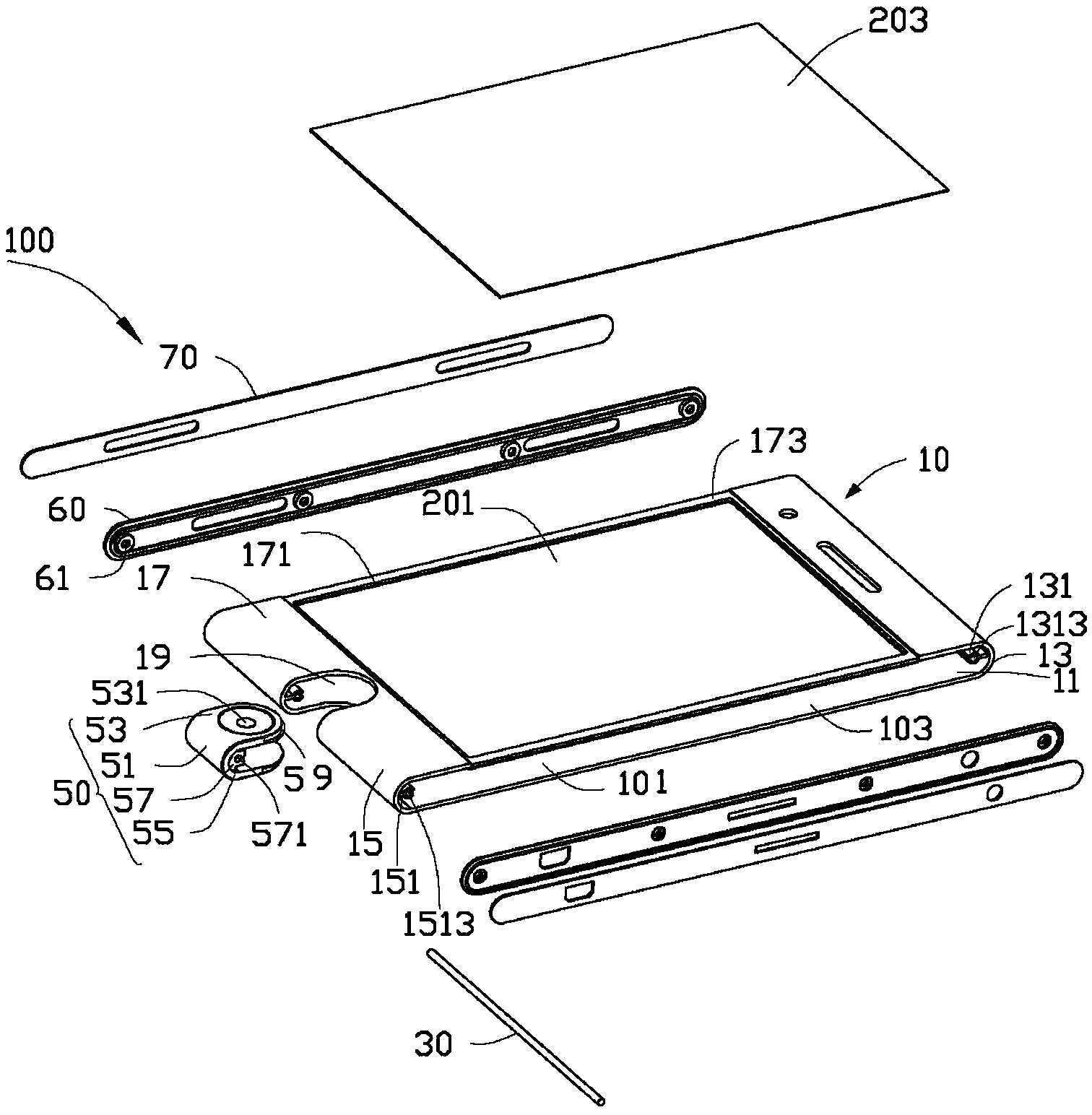 Shell structure and electronic device using same