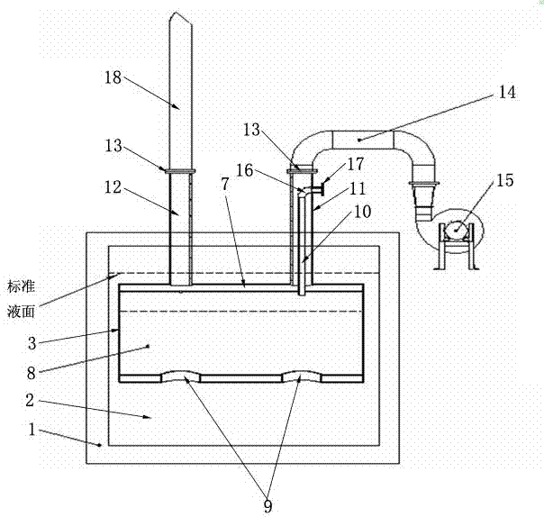 Temperature and liquid level combined adjusting device and magnesium electrolytic cell applying same