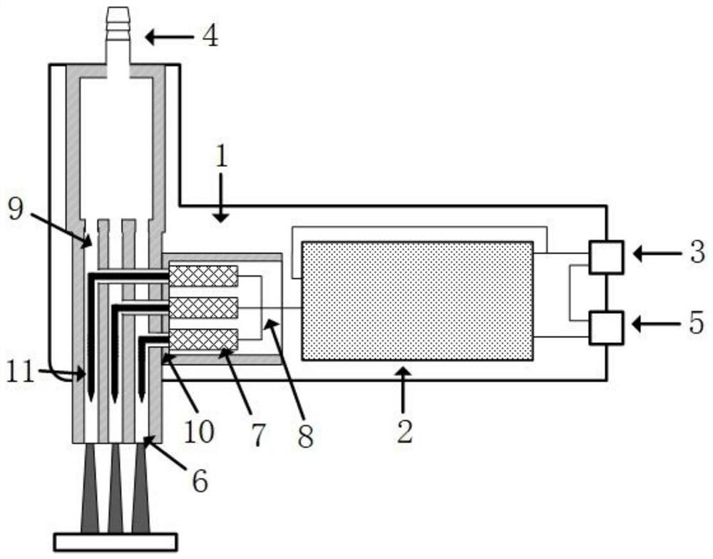 Portable large-area plasma jet device and system
