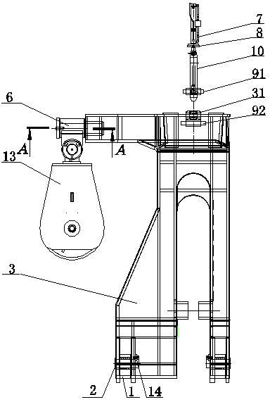 Ice area fishing boat trawling device