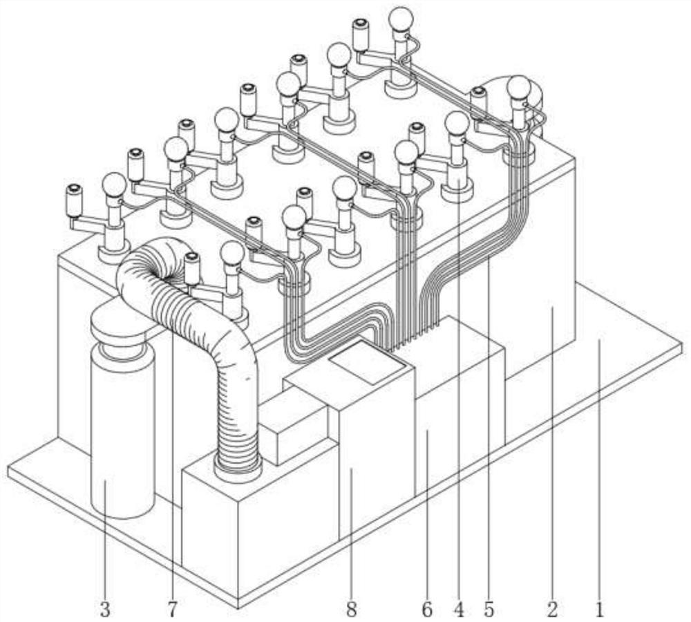 High-sealing tool of lead-acid storage battery and lead-acid storage battery thereof