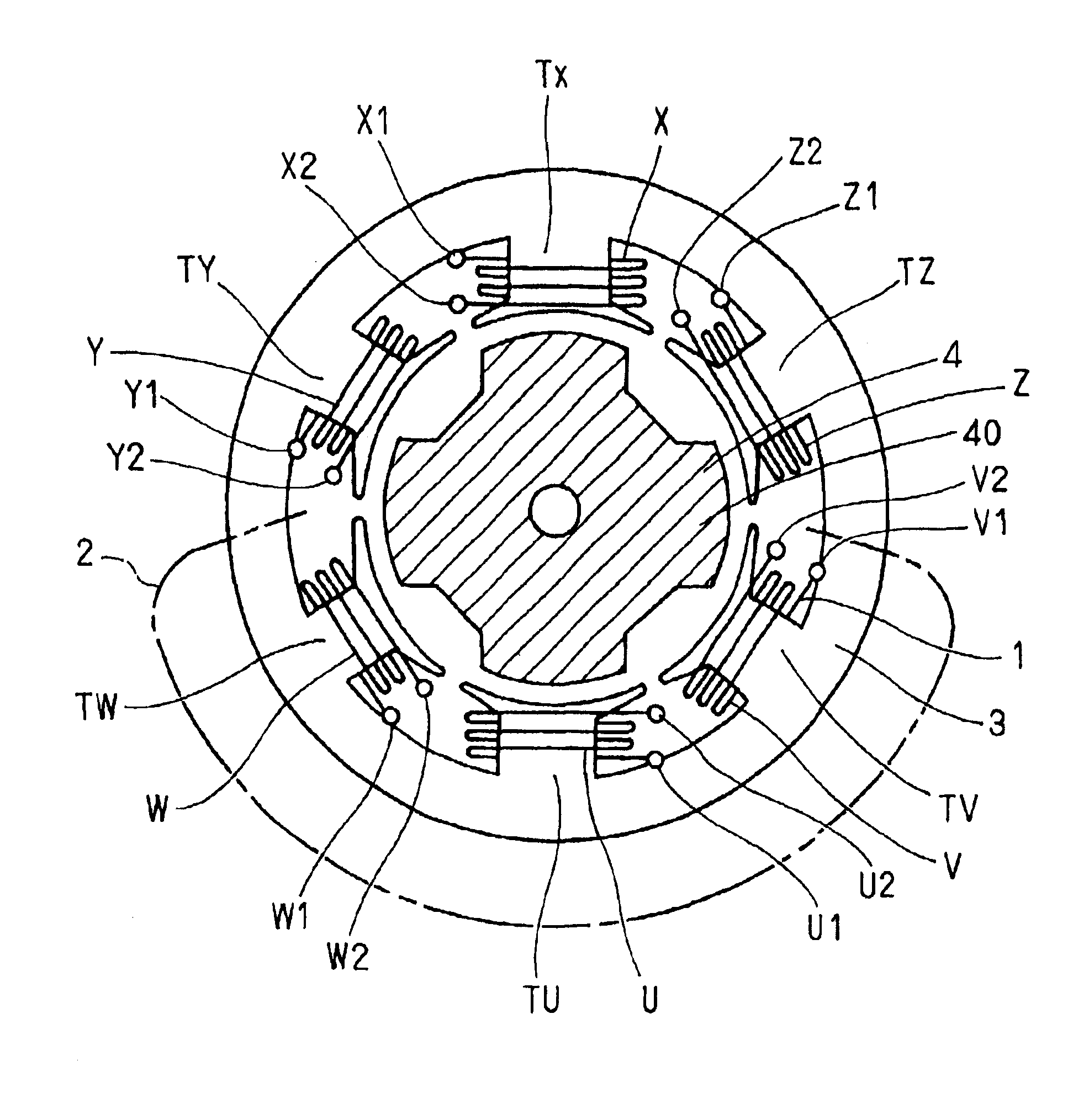 Induction machine with motor and generator operation modes