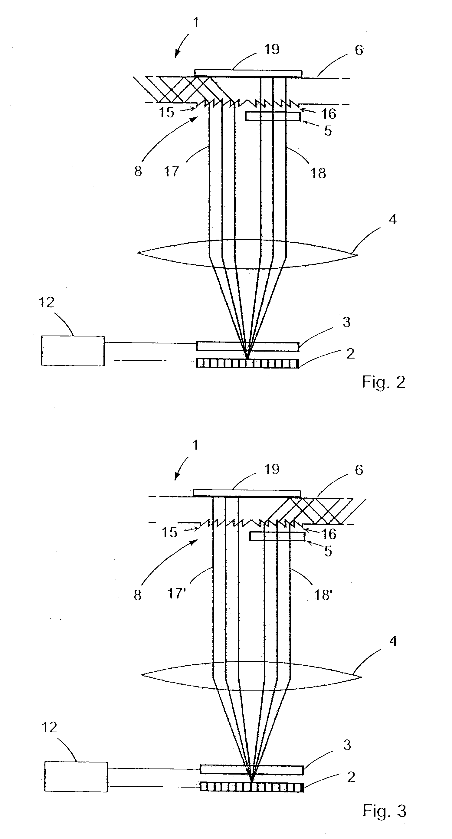 Display unit, and displaying method for the binocular representation of a multicolor image