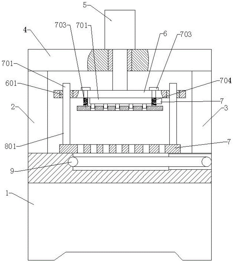 IC chip shearing equipment with floating device