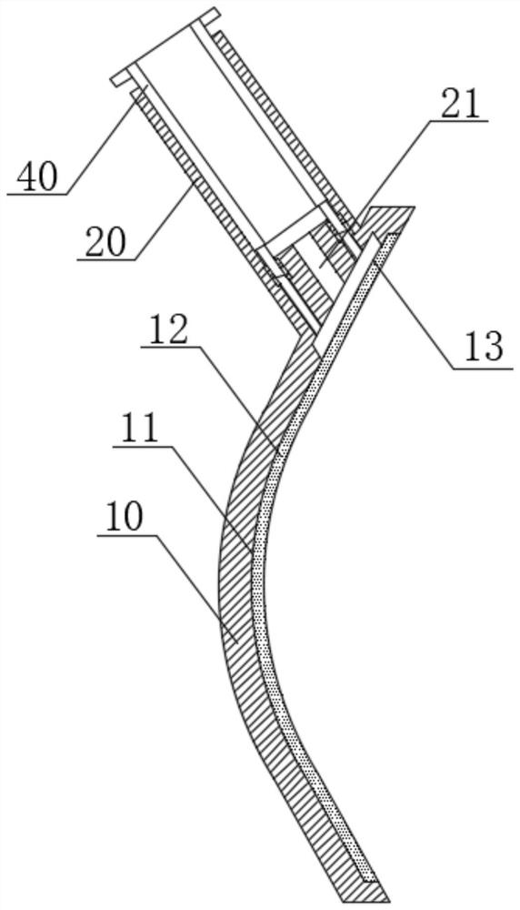 Knee joint cavity self-service injection device convenient to use
