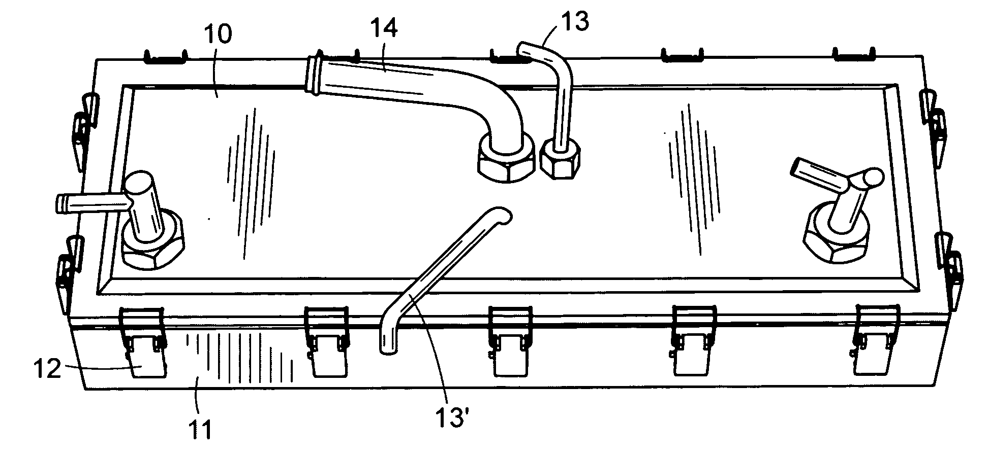 Coolant reservoir tank for fuel cell vehicle