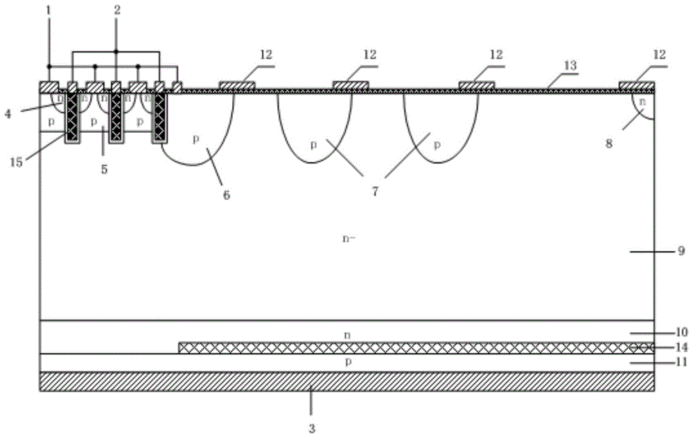 A kind of power semiconductor device and its manufacturing method