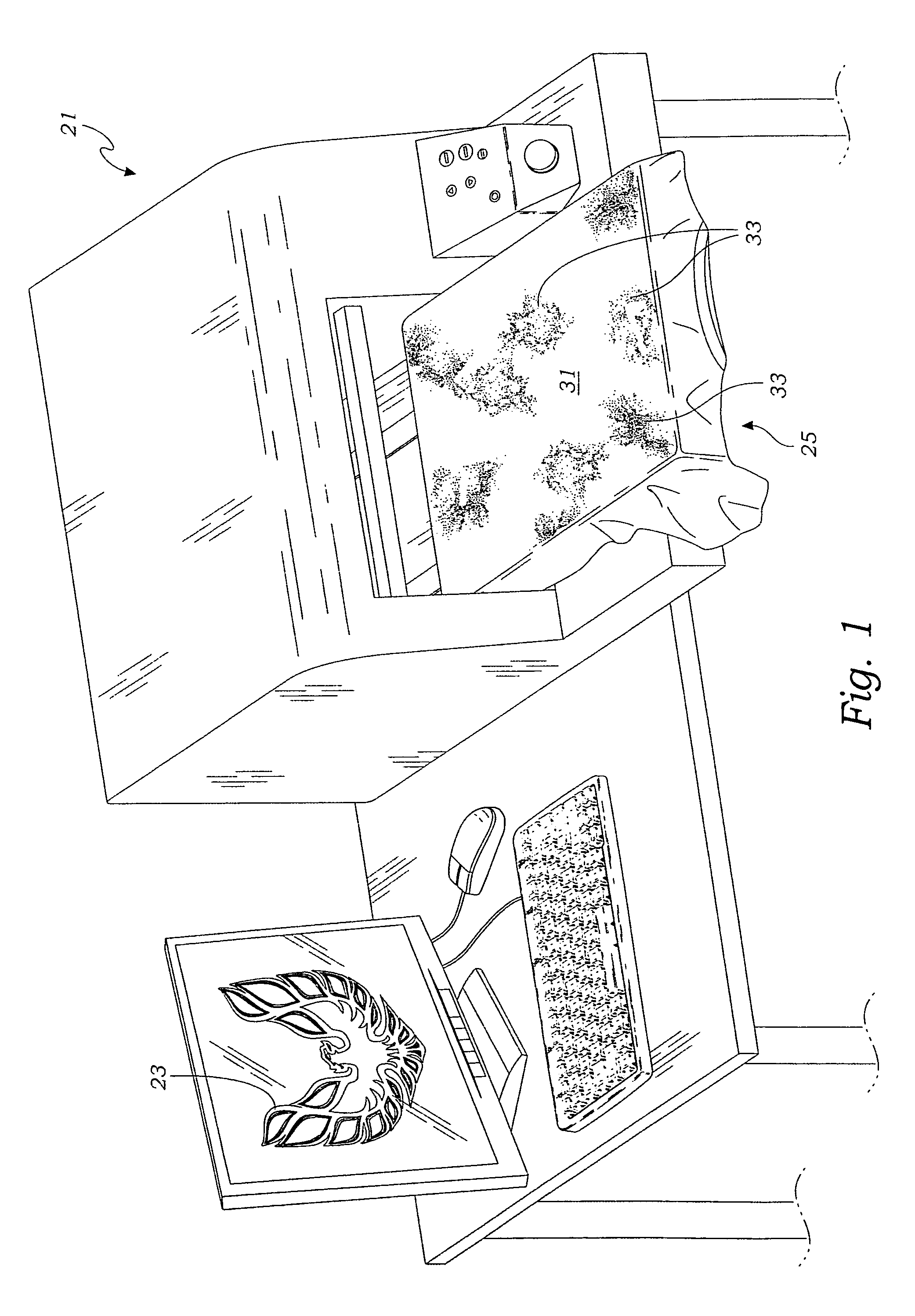 Method of printing foil images upon textiles
