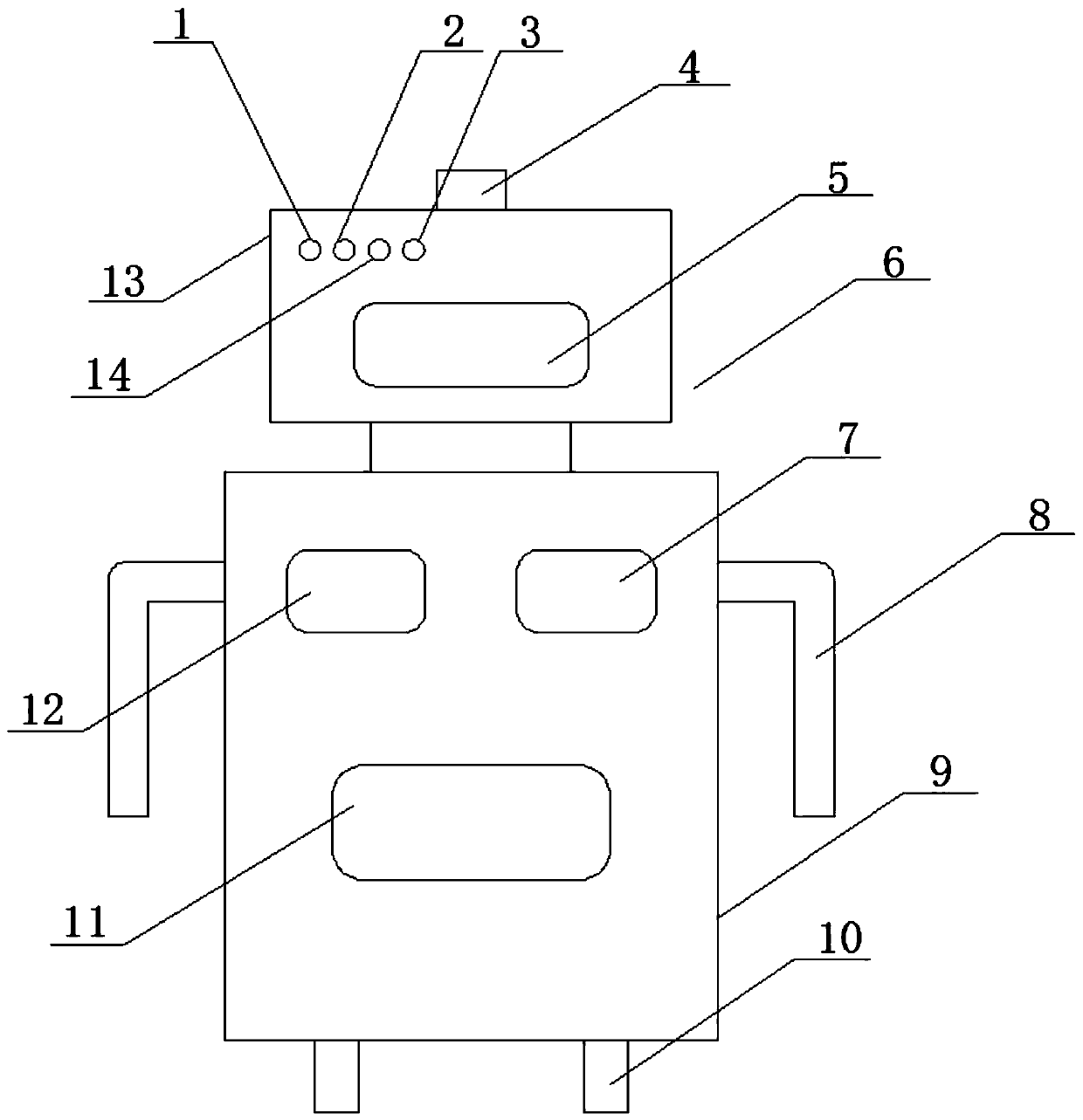 Infection control robot based on artificial intelligence